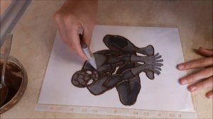 МК по детскому торту ЧЕЛОВЕК ПАУК торт для мальчика Украшение тортов шоколадом гель декором кремом