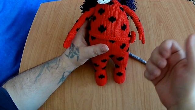 Вязаная Крыса БАГ спицами игрушка - ManKnittersDiary смотреть онлайн
