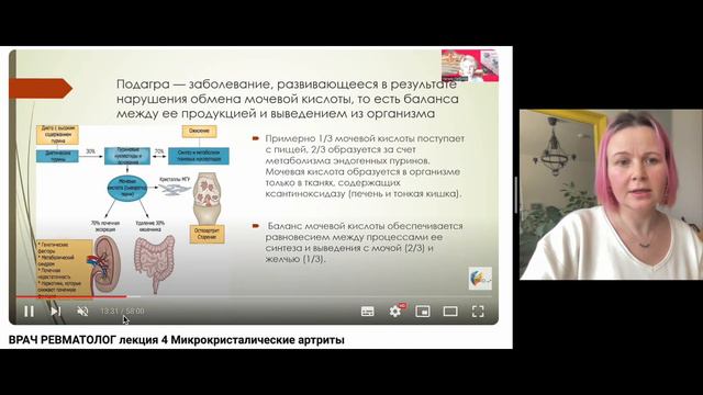 Обзор лекций ревматолога, проект "Год подологов с врачами онлайн" смотреть онлайн