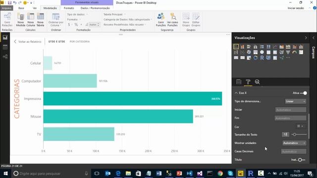 Power BI - Como aplicar uma formatação e texto nos eixos X e Y dos gráficos? смотреть онлайн