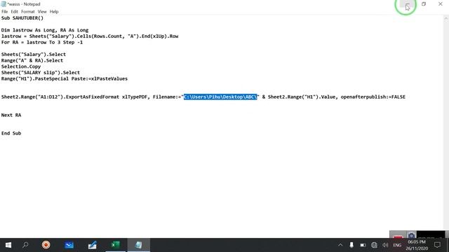 Excel - Automatic Generate Multiple Payslip as PDF - just one click смотреть онлайн