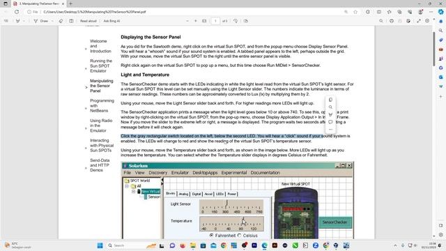 Sun SPOT Emulator Tutorial (Running the Sun SPOT Emulator, Manipulating Sensor Panel, Programming) смотреть онлайн