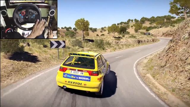 Seat Ibiza Kitcar | Dirt 4 | Logitech g29 gameplay смотреть онлайн