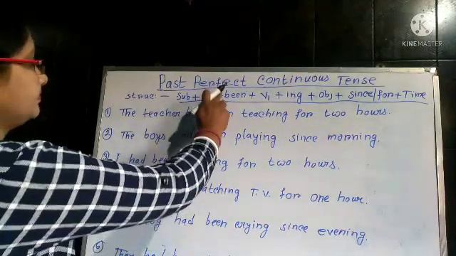 Past Perfect Continuous Tense , affirmative , negative , interrogative смотреть онлайн