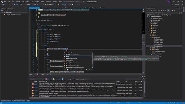 C# – Read related data - ASP.NET MVC with EF Core смотреть онлайн