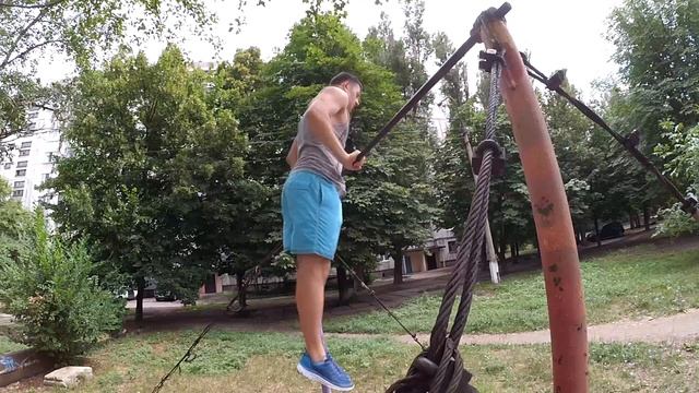 Как ЛЕГКО выучить ВЫХОД НА ДВЕ на турнике? | Workout Day 5 смотреть онлайн
