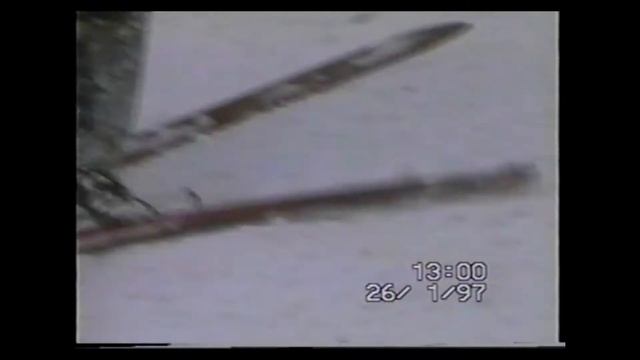 г.Челябинск, 1997г, гора Монахи. Катаемся на лыжах. смотреть онлайн