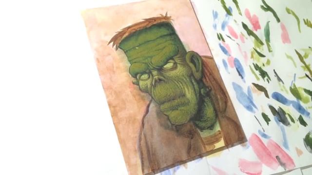 Kevin Makes Comics 9 - Sketch Card Painting смотреть онлайн