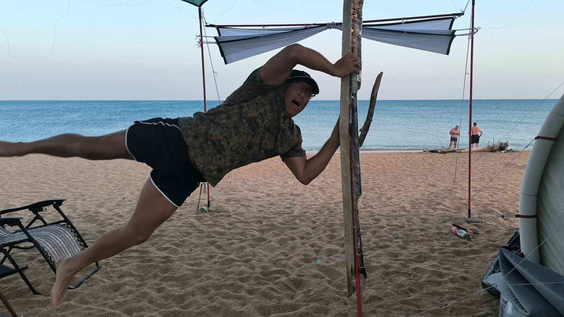 Затеняющая сетка - испытание ветром 😁. Крым. Яковенково. смотреть онлайн