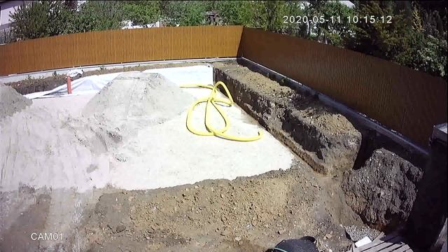 УШП день 4. Начинаем отсыпать дренаж щебнем. смотреть онлайн