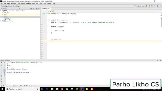 Kotlin Programming Tutorials For Beginners ArrayOf смотреть онлайн
