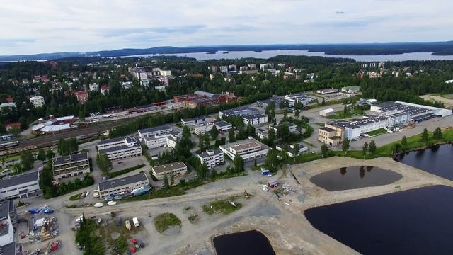 FINLAND above Kuopio 4K смотреть онлайн