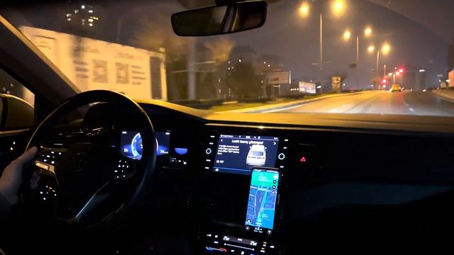 night drive ASMR | quality & acceleration test | Volkswagen Taigo 1.0 eTSI смотреть онлайн