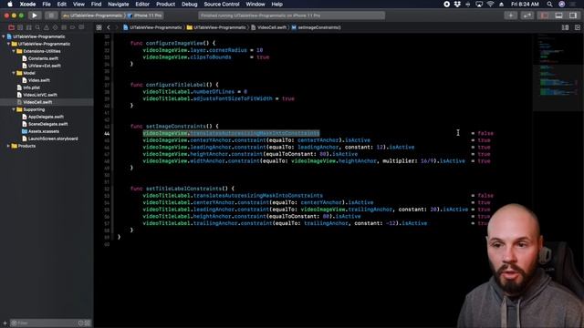 UITableView Tutorial w/ Custom Cells - Programmatic - Swift 5 - Xcode 11 смотреть онлайн