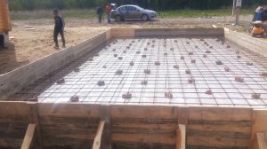 Строительство гаража из кирпича ч.4