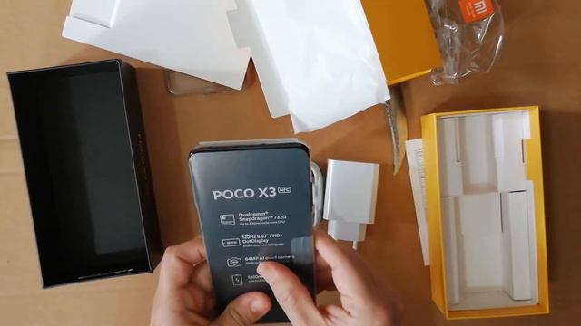 POCO X3 NFC 128 GB Kutu acılışı ve kutu içeriği смотреть онлайн