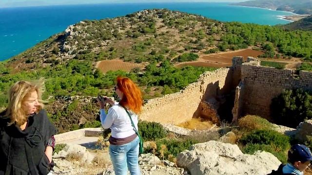 Остров РОДОС, Греция, вид на море смотреть онлайн