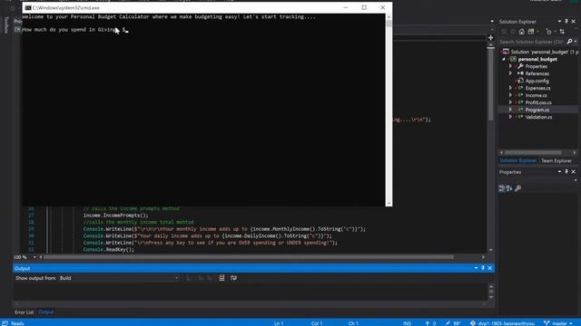 C# Personal Budgeting Application by New Path Studios смотреть онлайн
