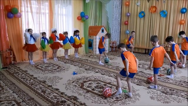 «Футбол – это спорт! Футбол – это жизнь!» выступление детей 6-7 лет смотреть онлайн