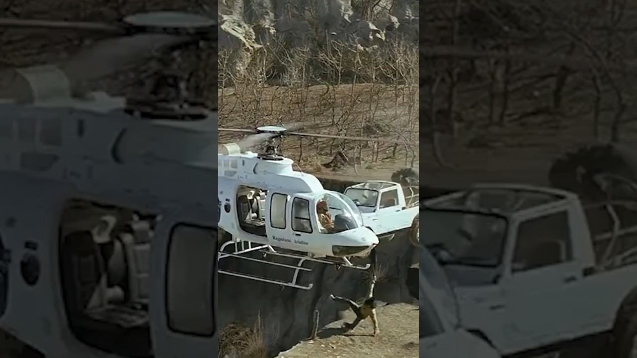 Машина сбивает вертолёт. Как они снял эту сцену? #графика #кино #индийскоекино смотреть онлайн