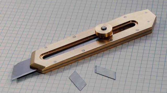 Knife Making - Brass Construction Knife