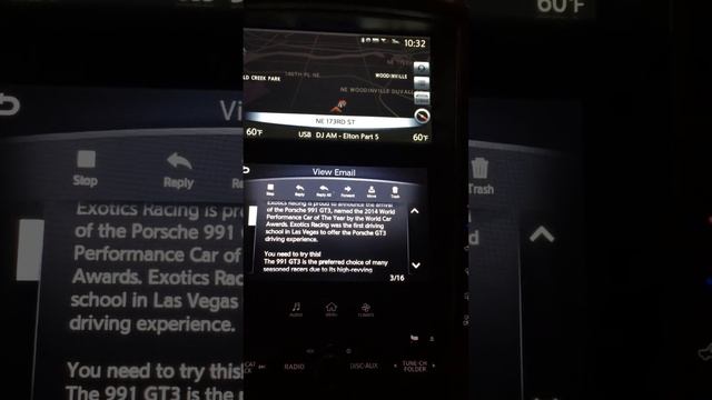 Intouch email app Infiniti Q50 смотреть онлайн