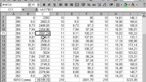 Excel  Перемещение и копирование формул