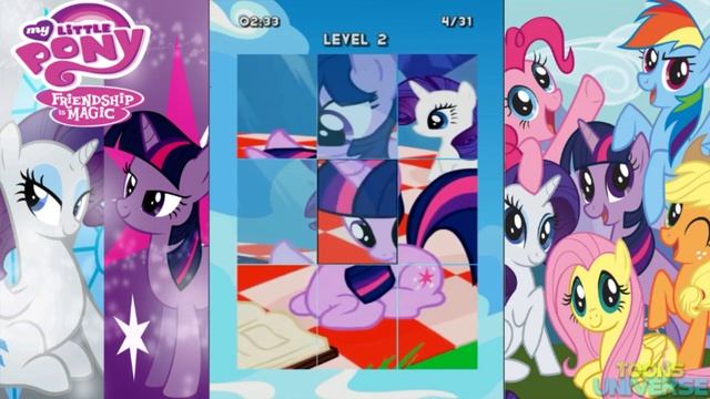 Baby Pony Princess My Little Pony Puzzle Game смотреть онлайн