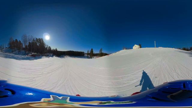 Юкки (Haapakangas) 360 video free skiing#1 смотреть онлайн