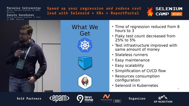 Speed up regression load with Selenoid + K8s (Myroslav Seliverstov/Danylo Kuvshynov, Ukraine) [RU] смотреть онлайн