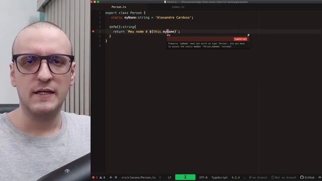 Typescript#18 - Propriedades e Métodos estáticos смотреть онлайн