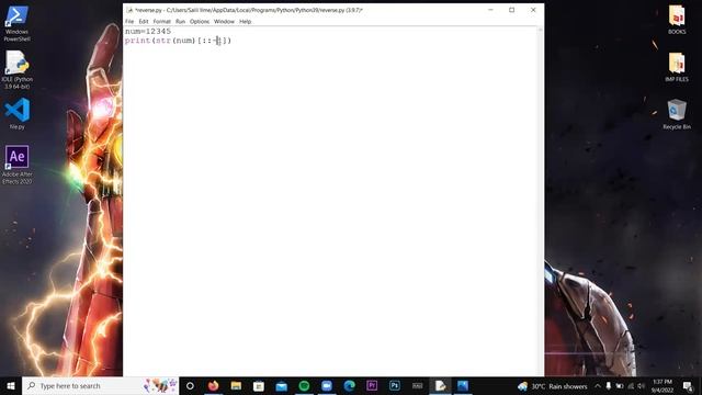 Reverse a Number in Python in 2 MINUTES! смотреть онлайн
