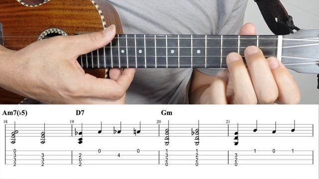 Autumn Leaves - Beginner [Ukulele Fingerstyle] Play-Along with Tabs *PDF available смотреть онлайн