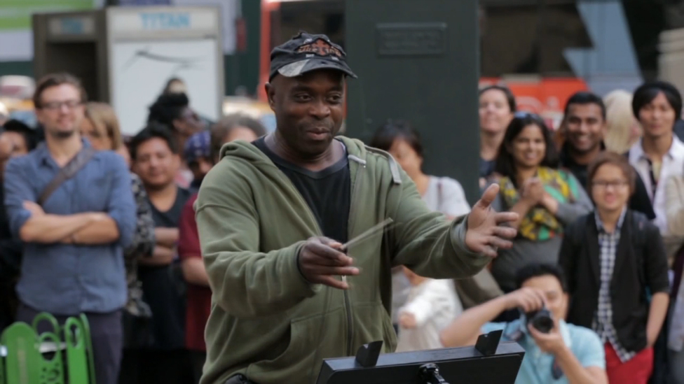  Флэшмоб "Станьте дирижером оркестра Карнеги Холла" смотреть онлайн