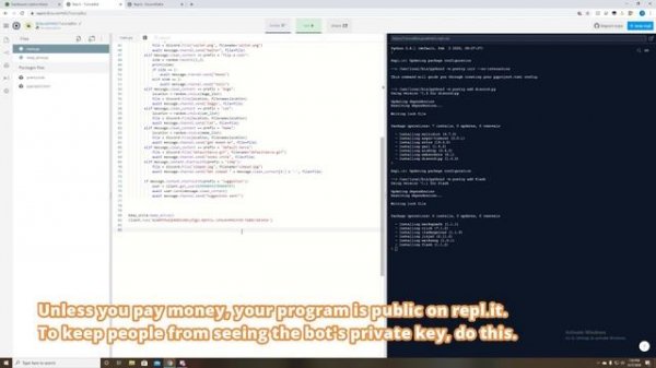 How to Make Your Python Discord Bot run 24/7 on Repl.it for Free