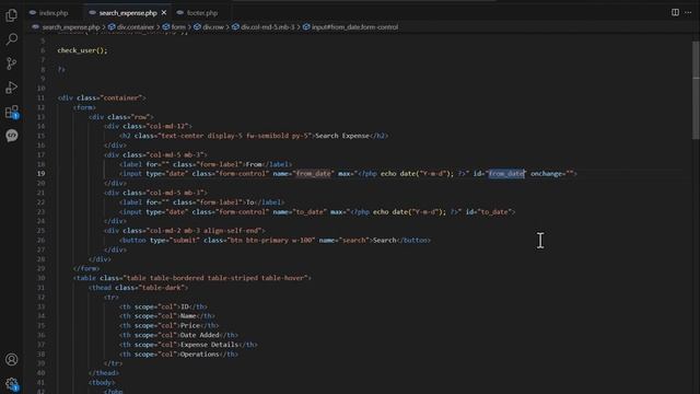 Fetch data between two dates PHP - MySQL | Expense Management System in Urdu / Hindi смотреть онлайн
