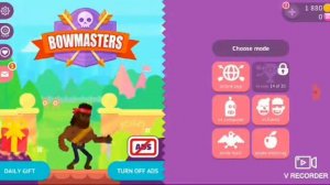 Игра Bowmasters (Обзор игры)!