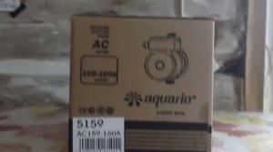 Насос для повышения давления в водопроводе.