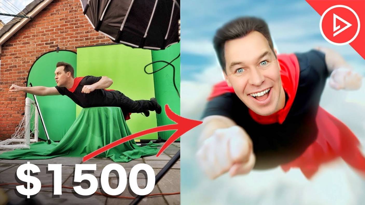 Я потратил 1500 долларов на художника по визуальным эффектам, который превратил меня в супергероя!