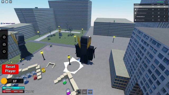 Roblox -Skibidi Toilet Siege Defense | 5 Titan TV man (4) VS Siege mode смотреть онлайн