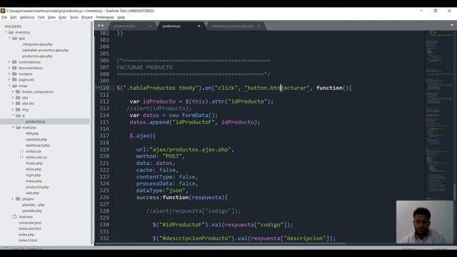 INVENTARIO Y FACTURACIÓN EN PHP, MYSQL Y JAVASCRIPT ENTREGA 36 смотреть онлайн