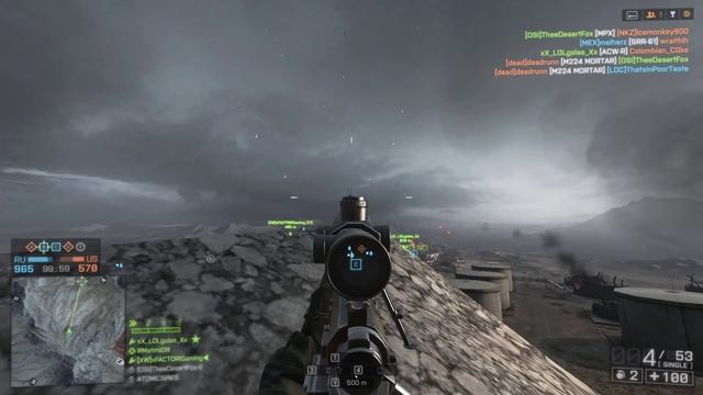 40x Scope Sniper Elite - Battlefield 4 (Squad Up!) смотреть онлайн