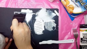 Текстурная паста своими руками за 5 минут.Как замешать текстурную пасту .Акрил.Декор.Холст.