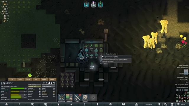 Rimworld: Darkness Despair - Part 1: Dark, But Not Stormy [Cassandra, Losing Is Fun] смотреть онлайн