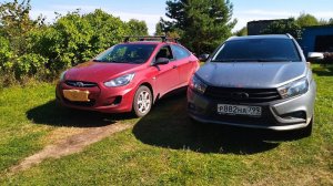 Лада Веста и Солярис 165000км,,,сравнил в двух словах!!!