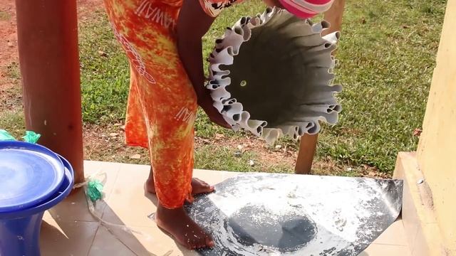 5 ideas to Make Your Own Cloth Cement Pot/Cement craft ideas смотреть онлайн