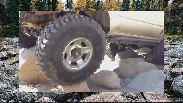 #141. Toyota Land Cruiser 80 преодолевает камни смотреть онлайн