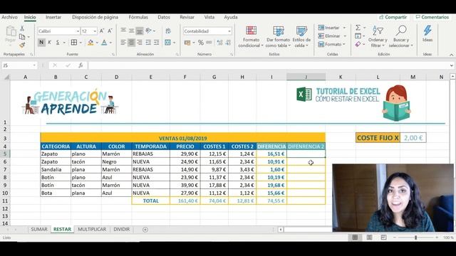 ➖ COMO RESTAR EN EXCEL: Aprende a restar en EXCEL automáticamente (FÁCIL Y RÁPIDO) ? смотреть онлайн