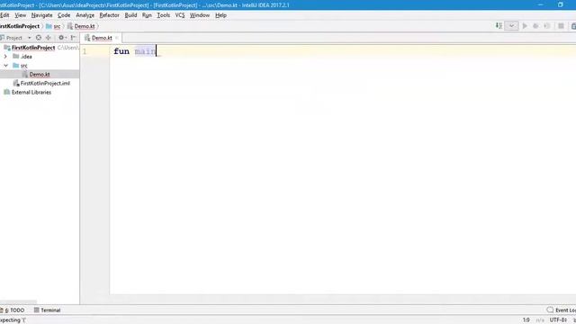 Kotlin for Beginners 4 - Hello World in Kotlin смотреть онлайн