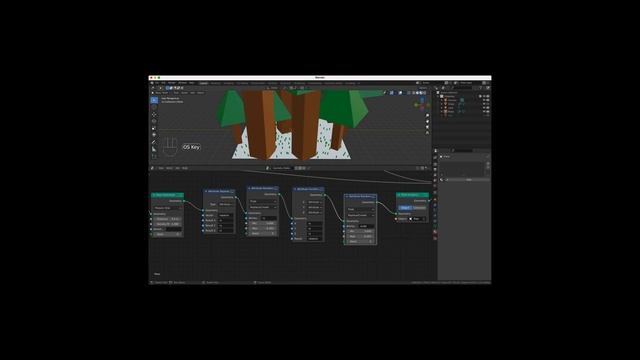 Geometry nodes tutorial: Proximity node - less grass under trees смотреть онлайн